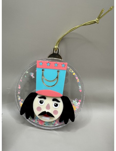 Bola cascanueces purpurina